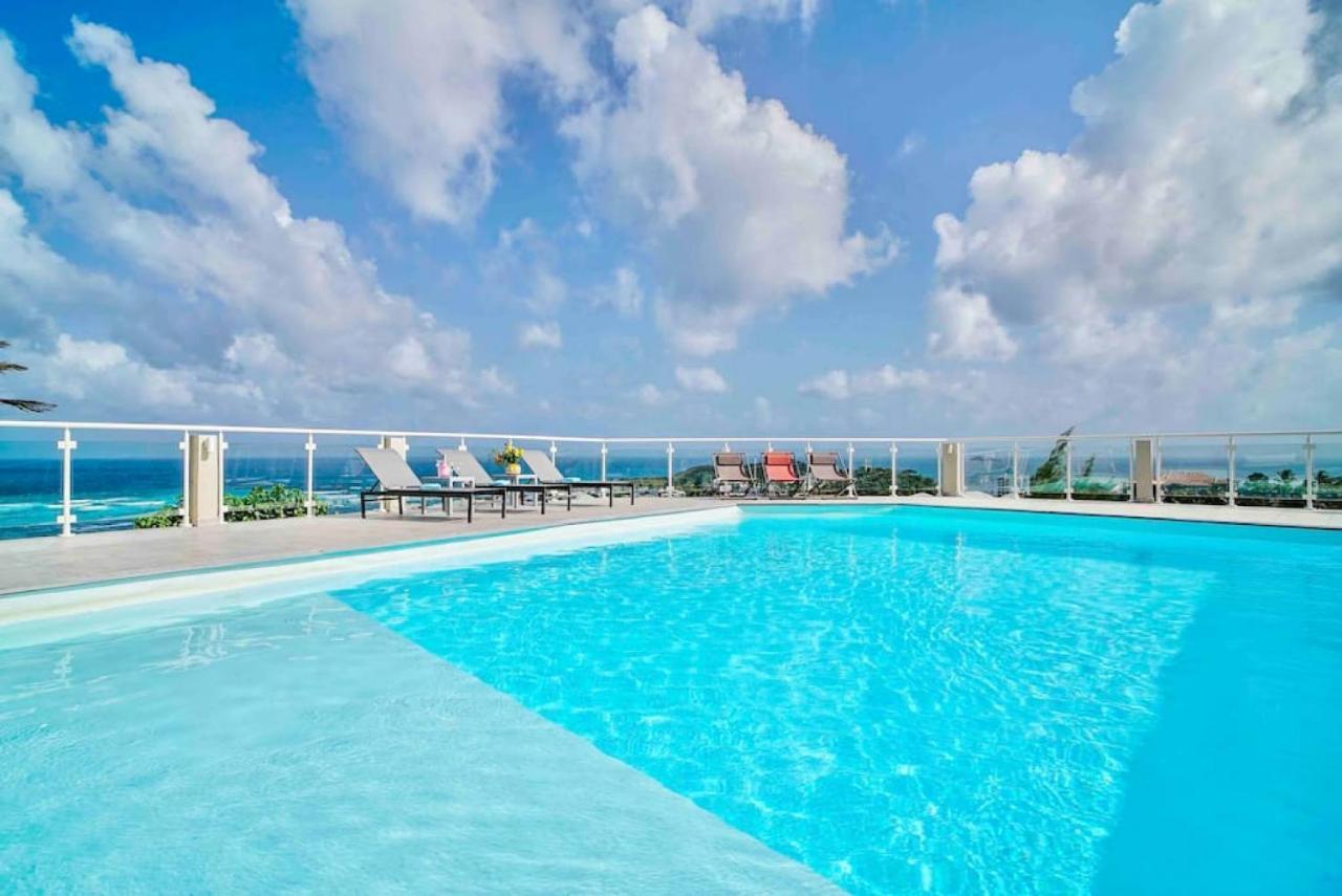 V4 Magical View Of The Ocean And Saint Barth Villa Oyster Pond Exterior foto